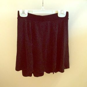 Black dance skirt